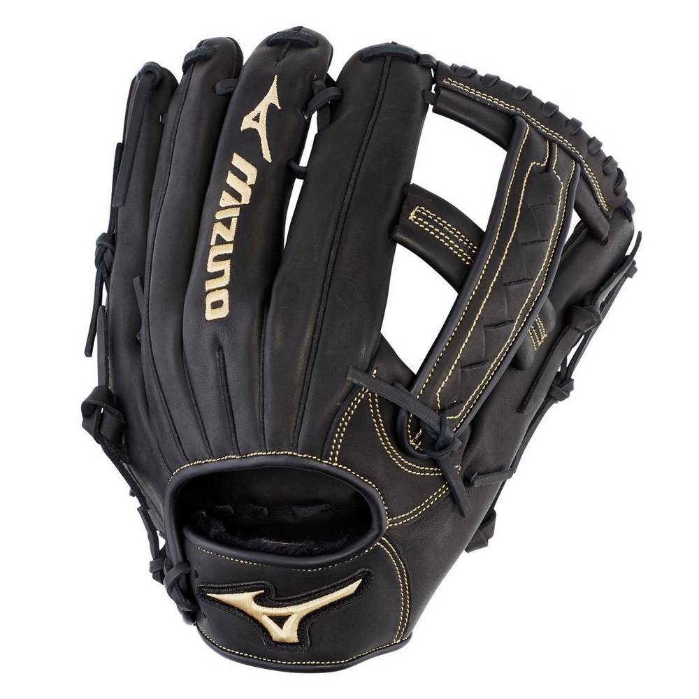 Mens Mizuno MVP Series Slowpitch 12.5" Softball Gloves Black Philippines (JNOSHR375)